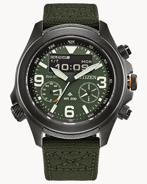 Promaster Land U822 Green Dial CORDURA® Strap JV1005-02W Promaster Land U822 Green Dial CORDURA® Strap JV1005-02W